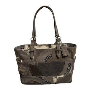 Coach Ocelot Patchwork East-West Tote Bag